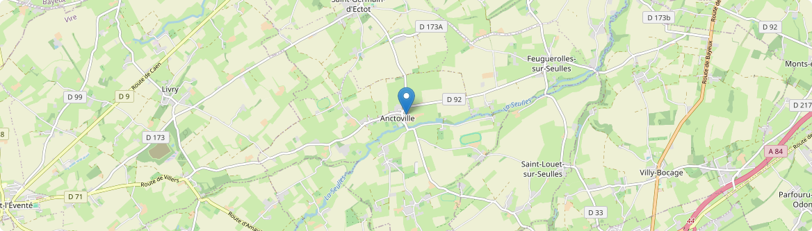 Aurseulles - Carte