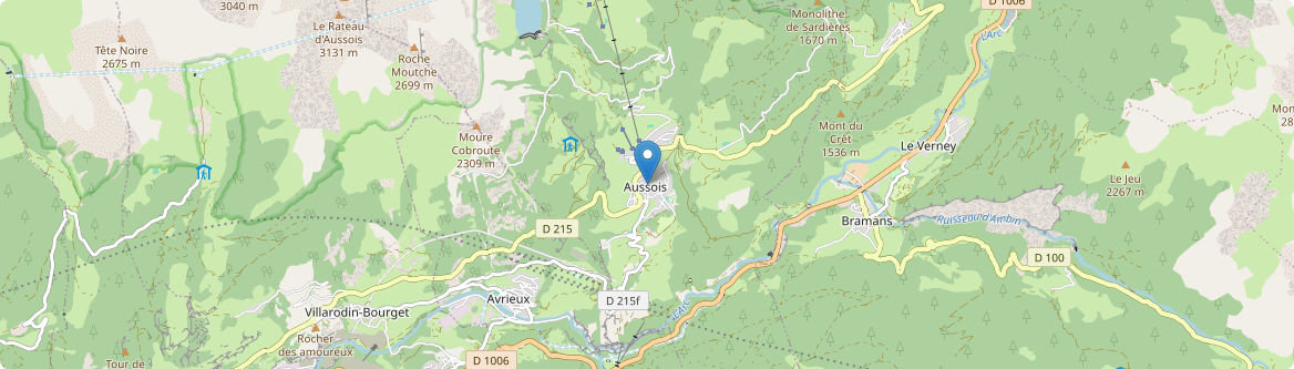 Aussois - Carte