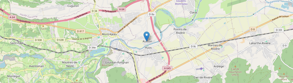 Ausson - Carte
