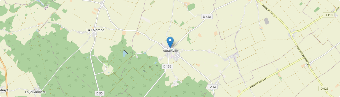 Autainville - Carte