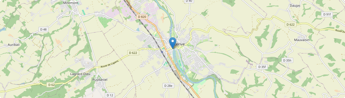 Auterive - Carte
