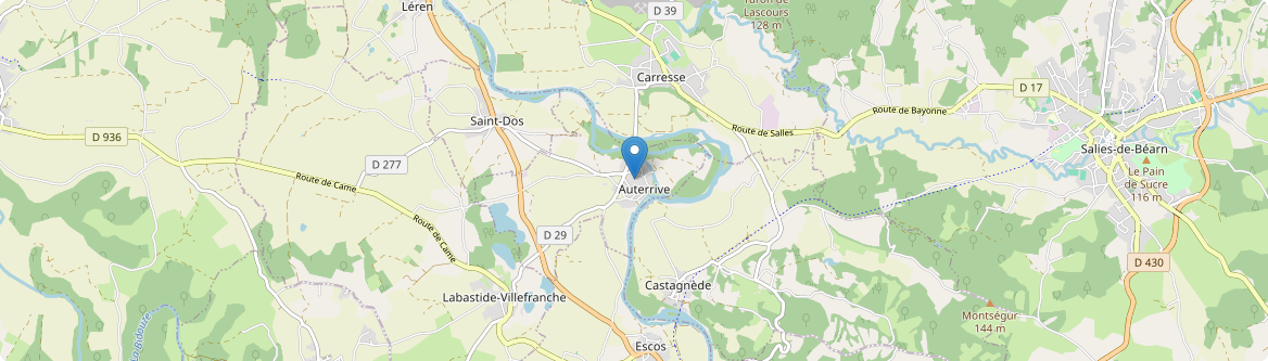 Auterrive - Carte