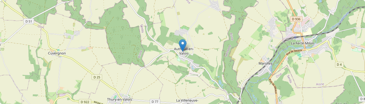 Autheuil-en-Valois - Carte