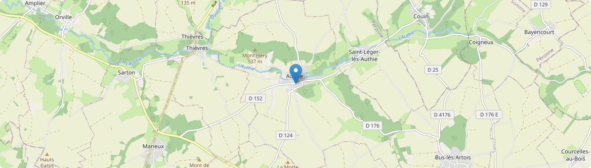 Authie - Carte