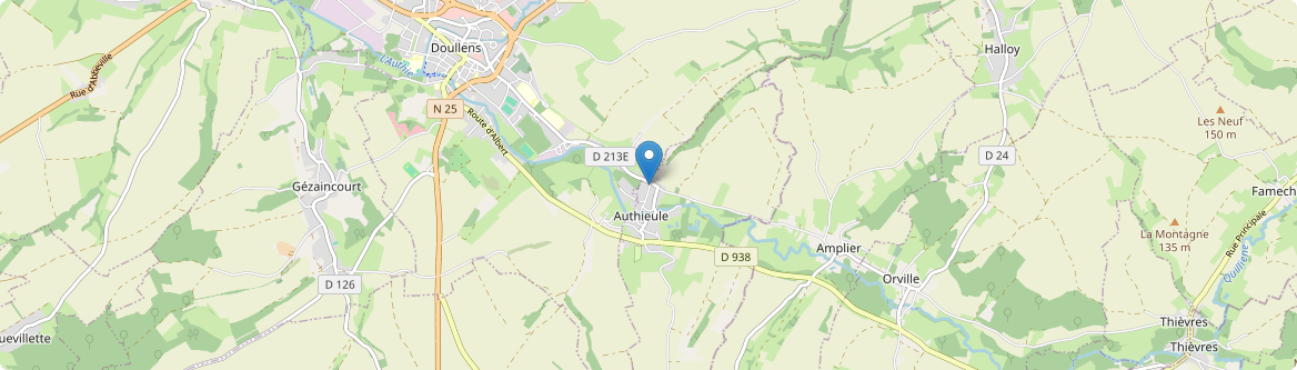Authieule - Carte