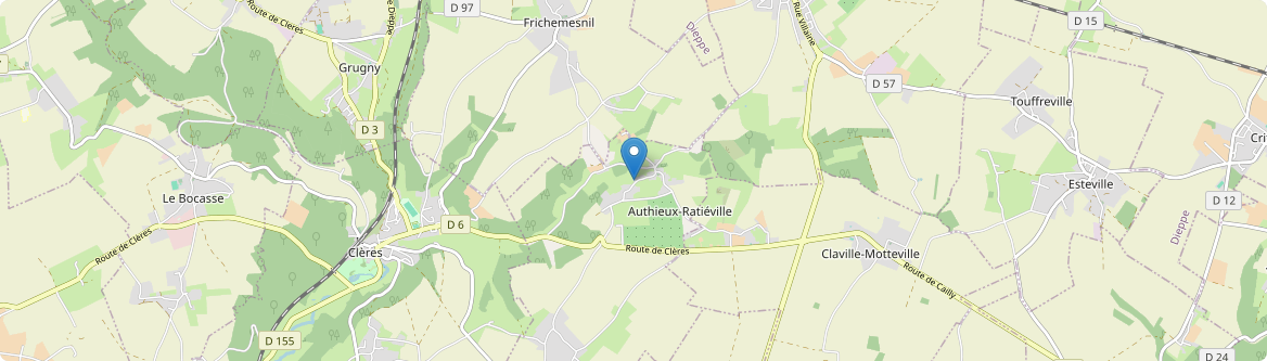 Authieux-Ratiéville - Carte