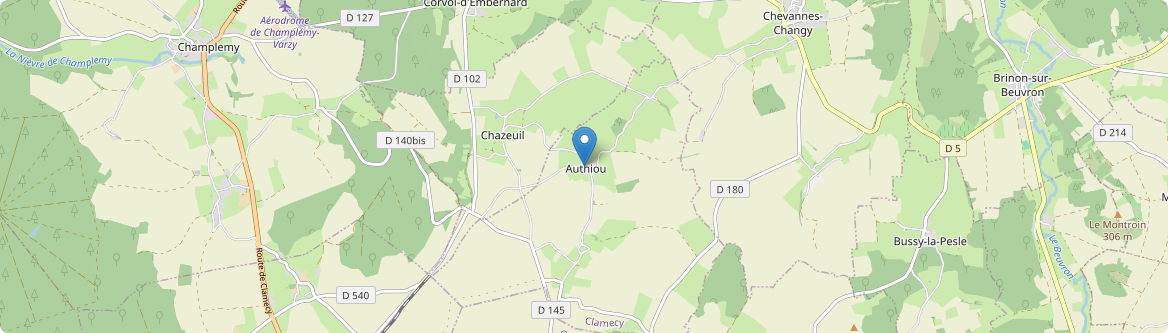 Authiou - Carte