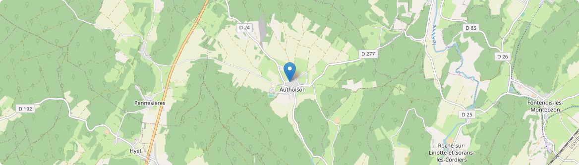 Authoison - Carte