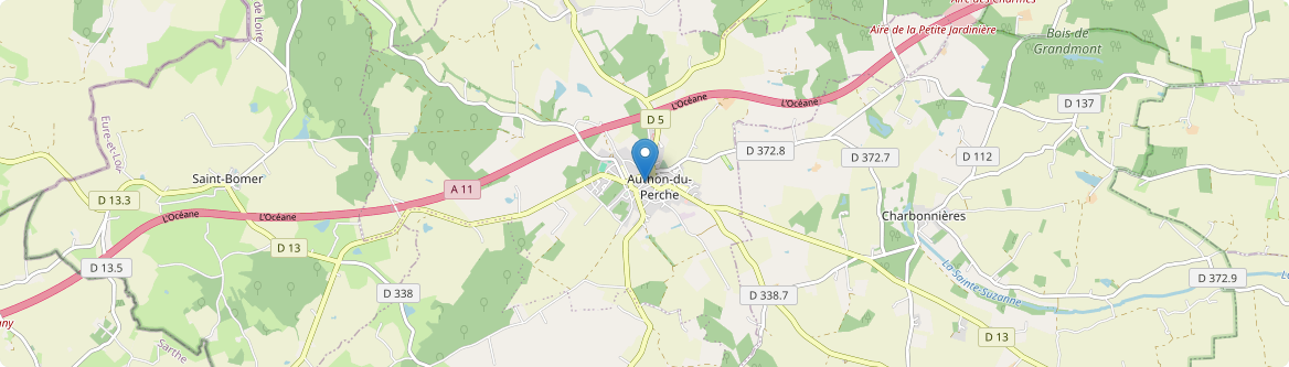 Authon-du-Perche - Carte