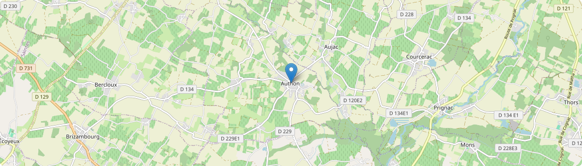 Authon-Ébéon - Carte