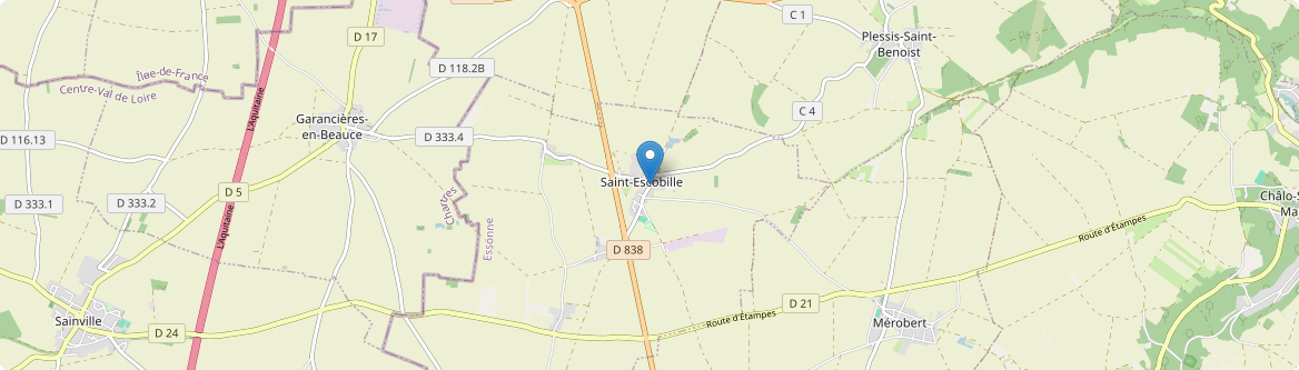 Authon-la-Plaine - Carte