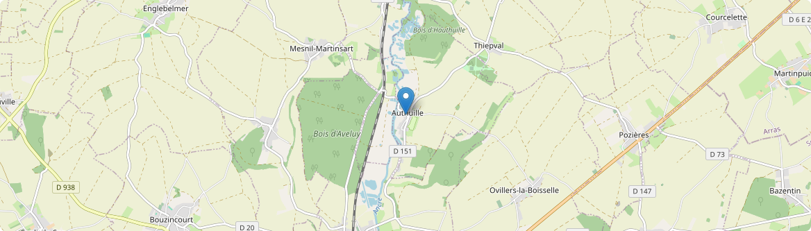 Authuille - Carte