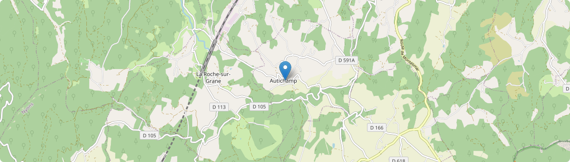 Autichamp - Carte
