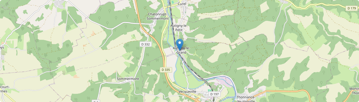 Autigny-le-Grand - Carte