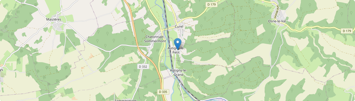 Autigny-le-Petit - Carte