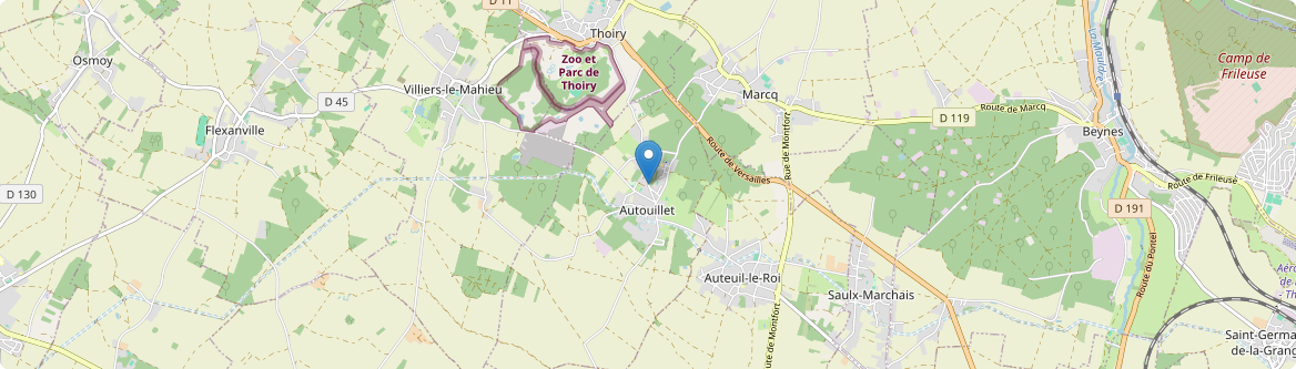 Autouillet - Carte