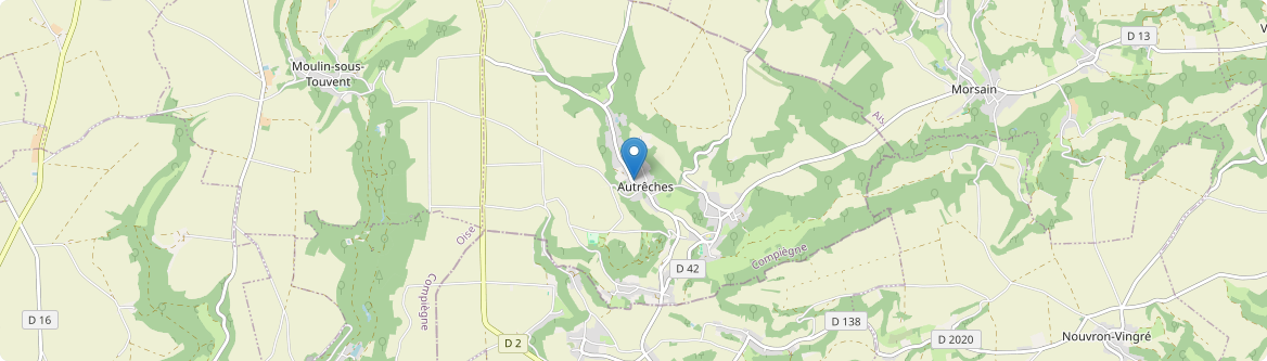 Autrêches - Carte