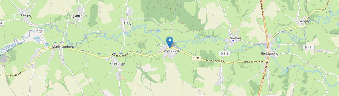 Autreppes - Carte