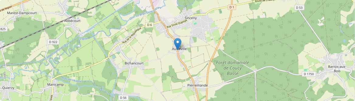 Autreville - Carte