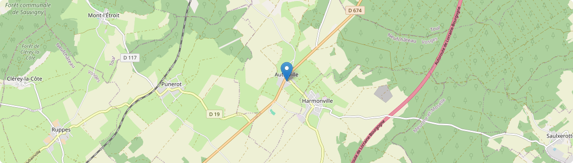Autreville - Carte