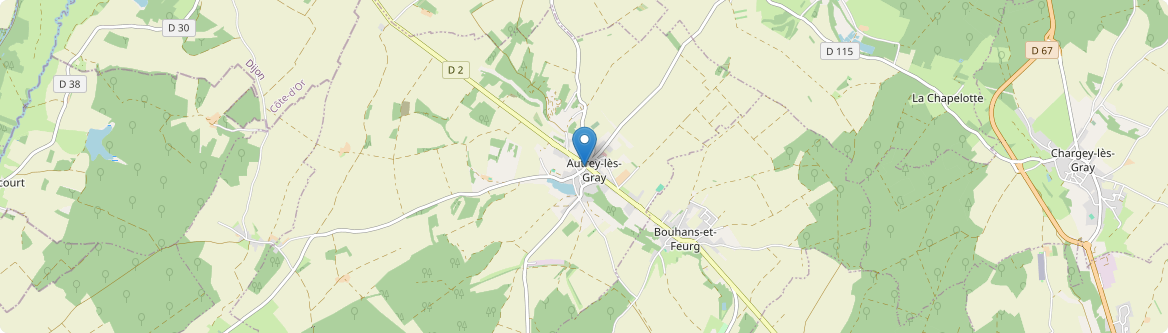 Autrey-lès-Gray - Carte