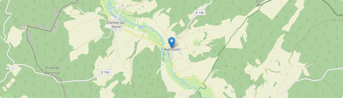 Autricourt - Carte