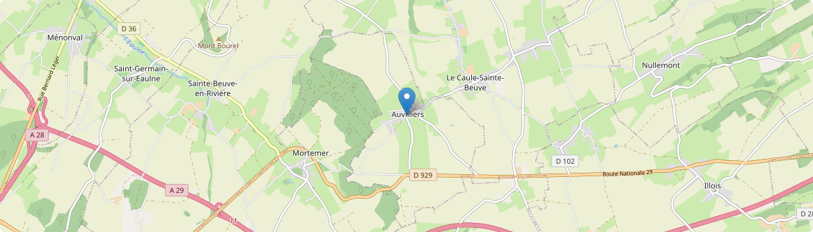 Auvilliers - Carte
