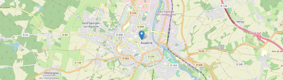 Auxerre - Carte
