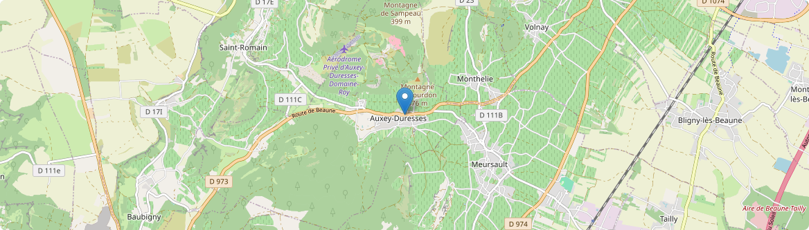 Auxey-Duresses - Carte