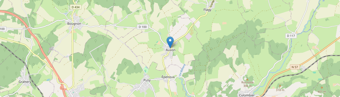 Auxon - Carte