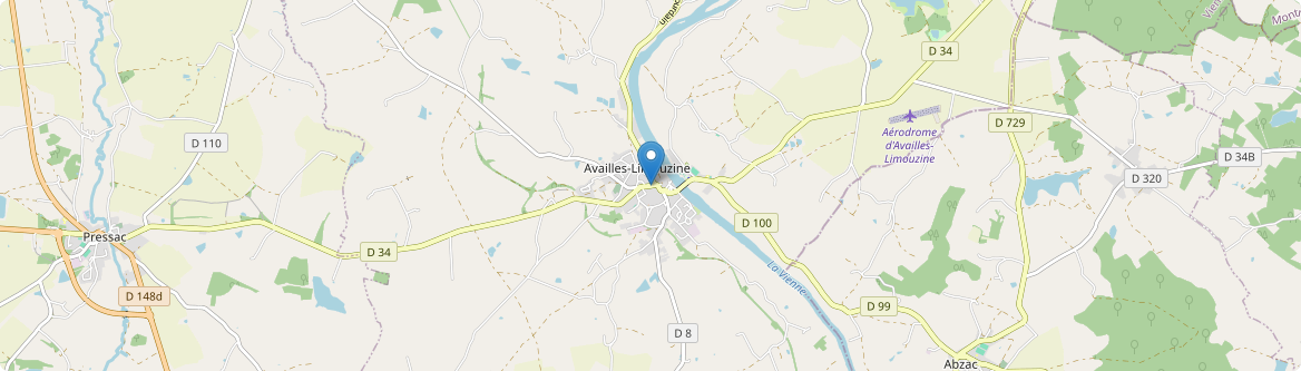 Availles-Limouzine - Carte