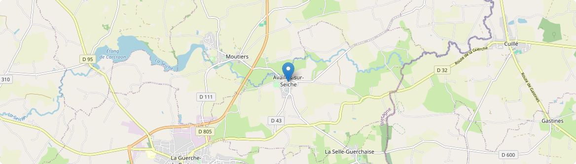 Availles-sur-Seiche - Carte
