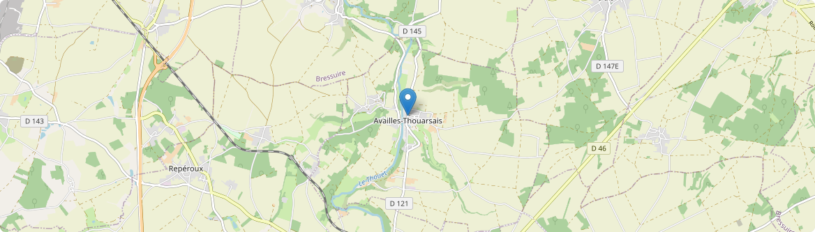 Availles-Thouarsais - Carte