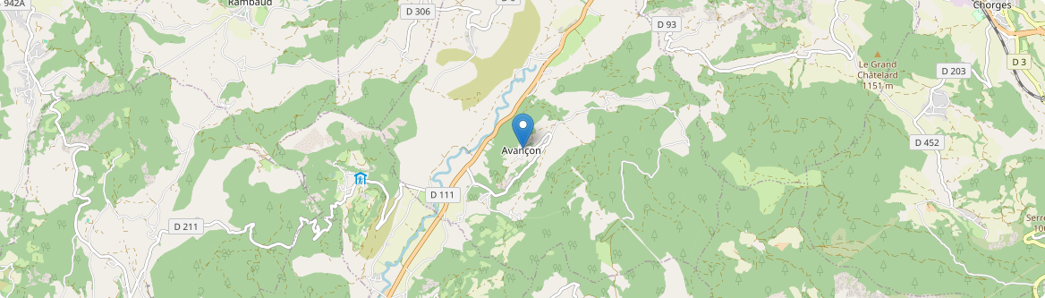Avançon - Carte