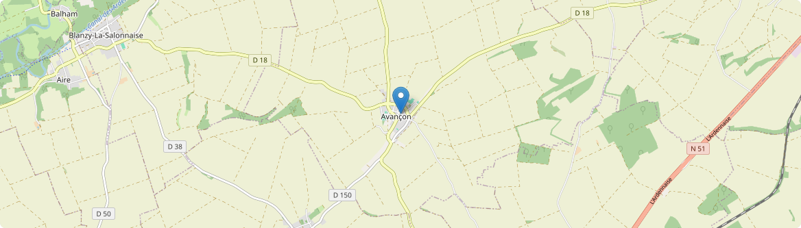 Avançon - Carte