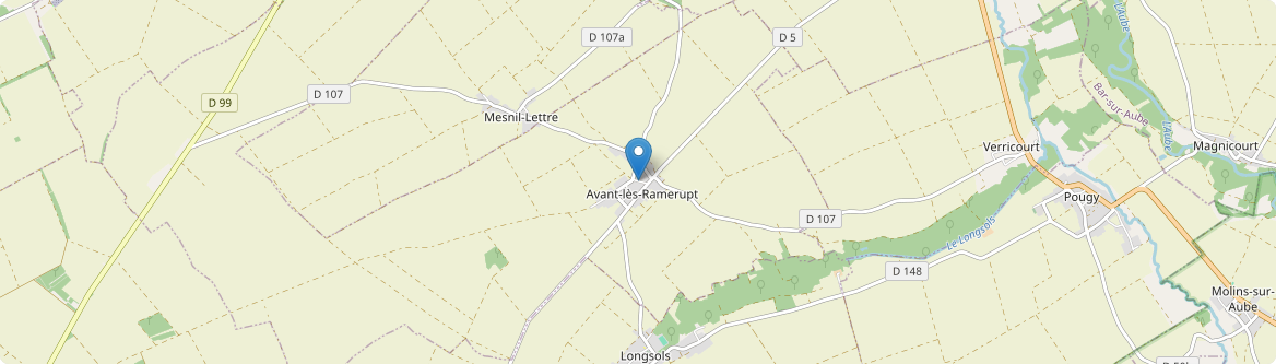 Avant-lès-Ramerupt - Carte