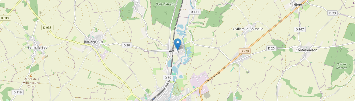 Aveluy - Carte