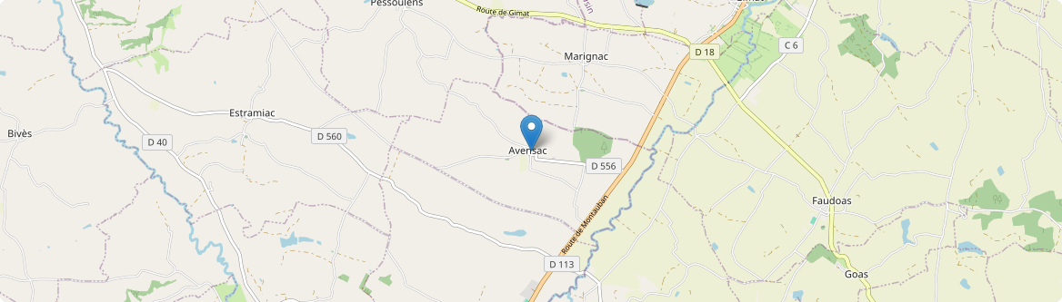 Avensac - Carte