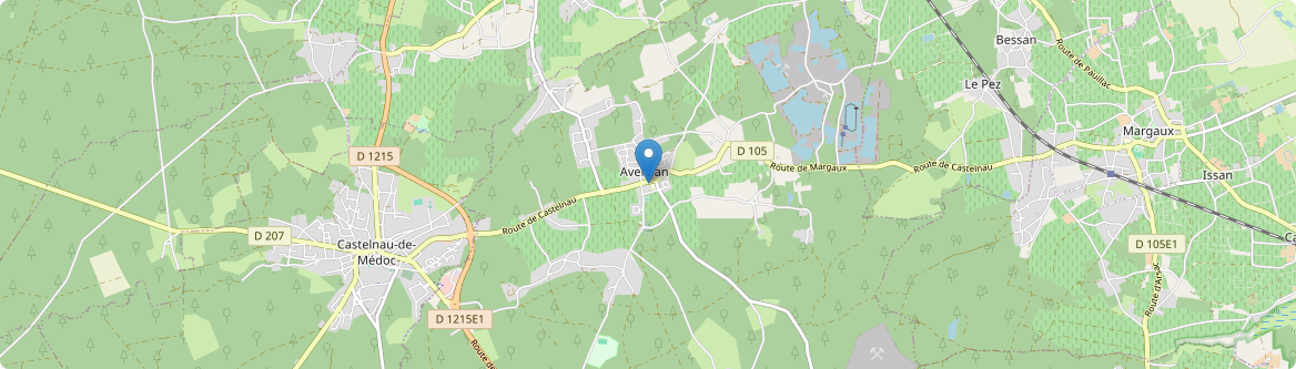 Avensan - Carte