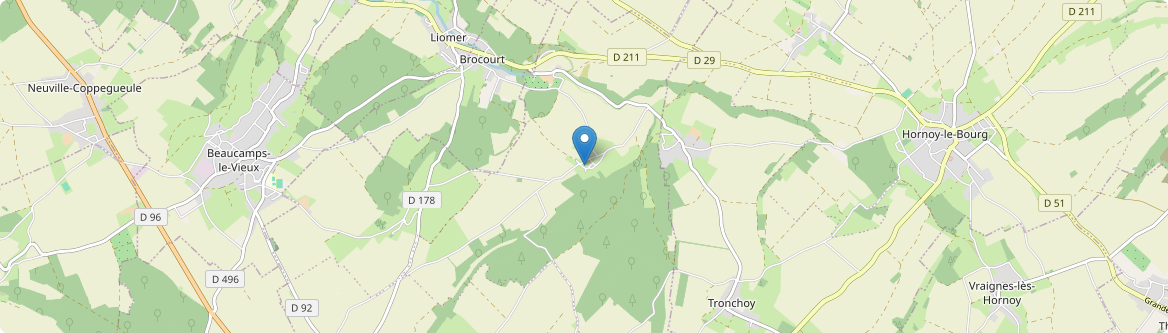 Avesnes-Chaussoy - Carte