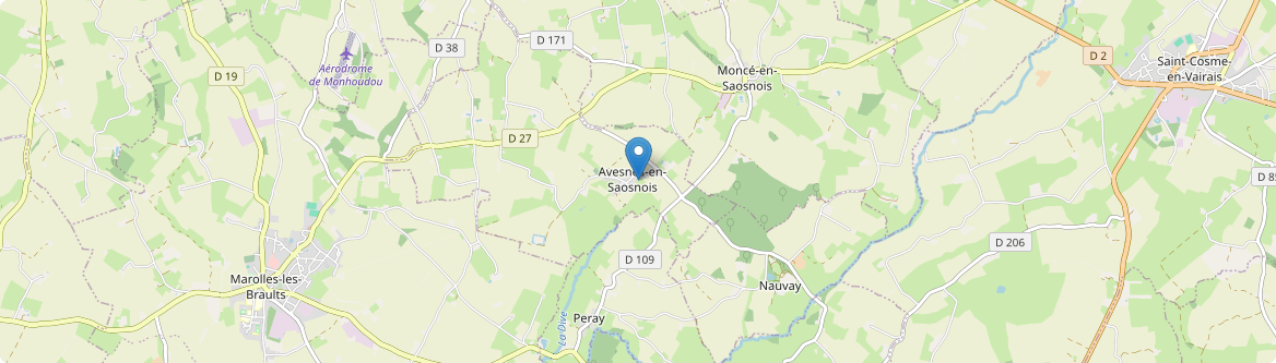 Avesnes-en-Saosnois - Carte