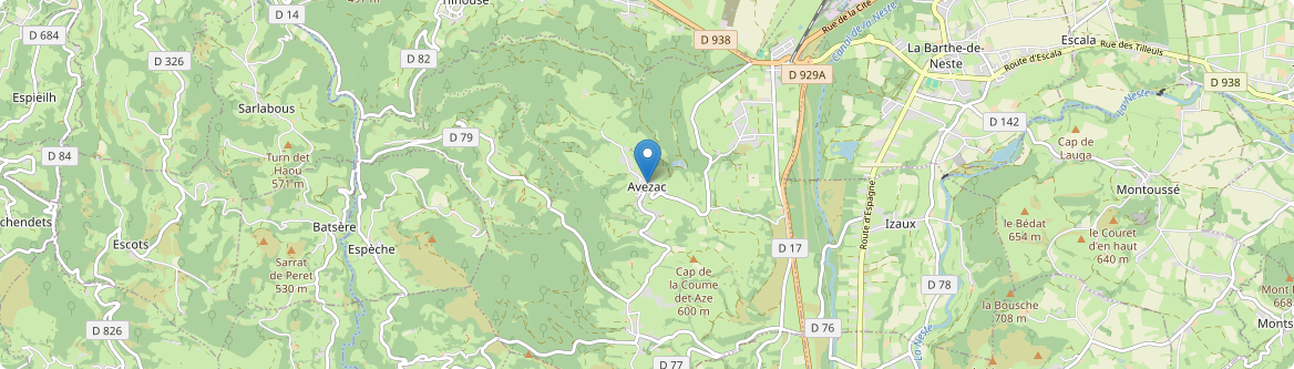 Avezac-Prat-Lahitte - Carte