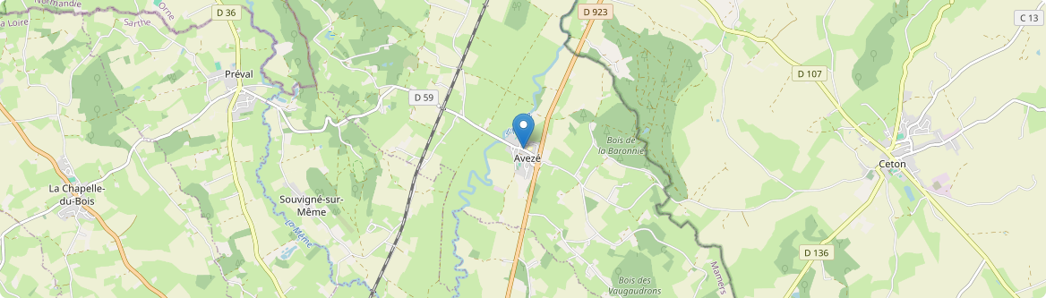 Avezé - Carte