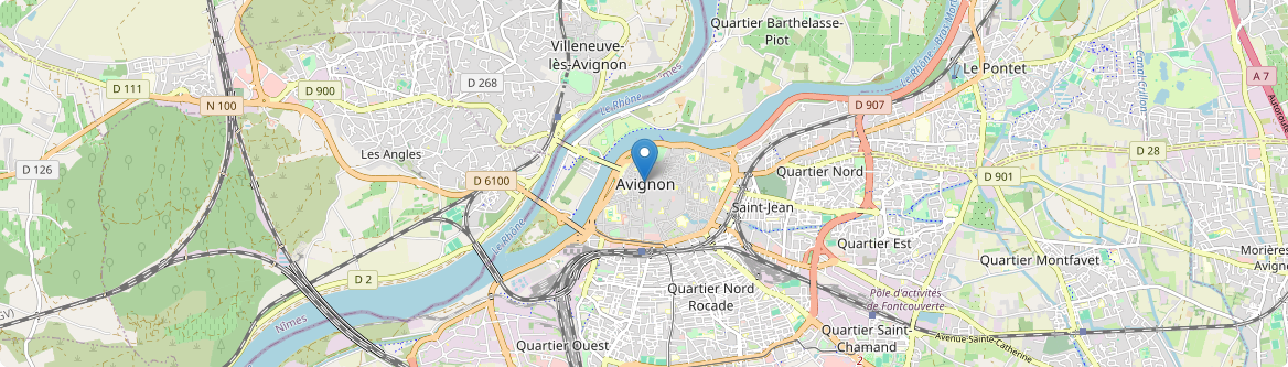 Avignon - Carte