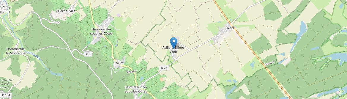 Avillers-Sainte-Croix - Carte