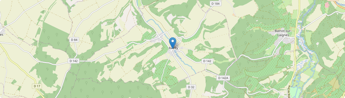 Avirey-Lingey - Carte