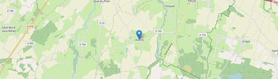 Avoine - Carte