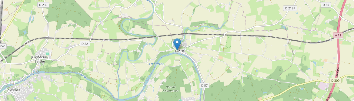 Avoise - Carte