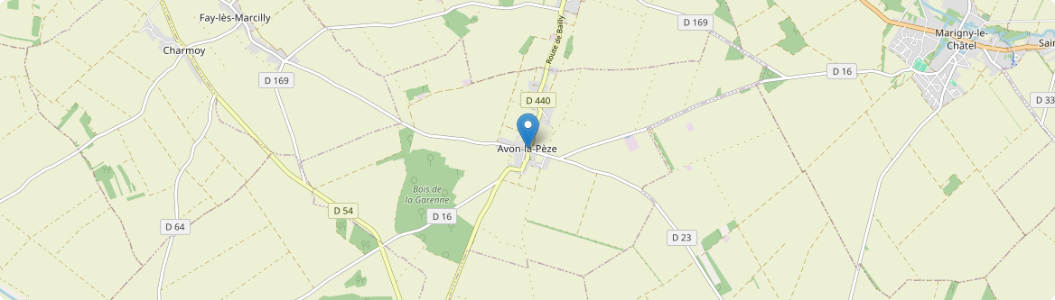 Avon-la-Pèze - Carte