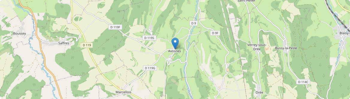Avosnes - Carte
